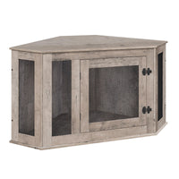 MAHANCRIS caseta-perro esquina-mueble: optimiza el espacio y aporta estilo al salón.
