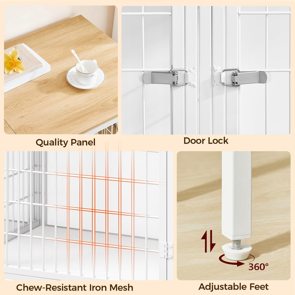 MAHANCRIS doble-uso-mueble-sala, refugio para perros y mueble de salón.