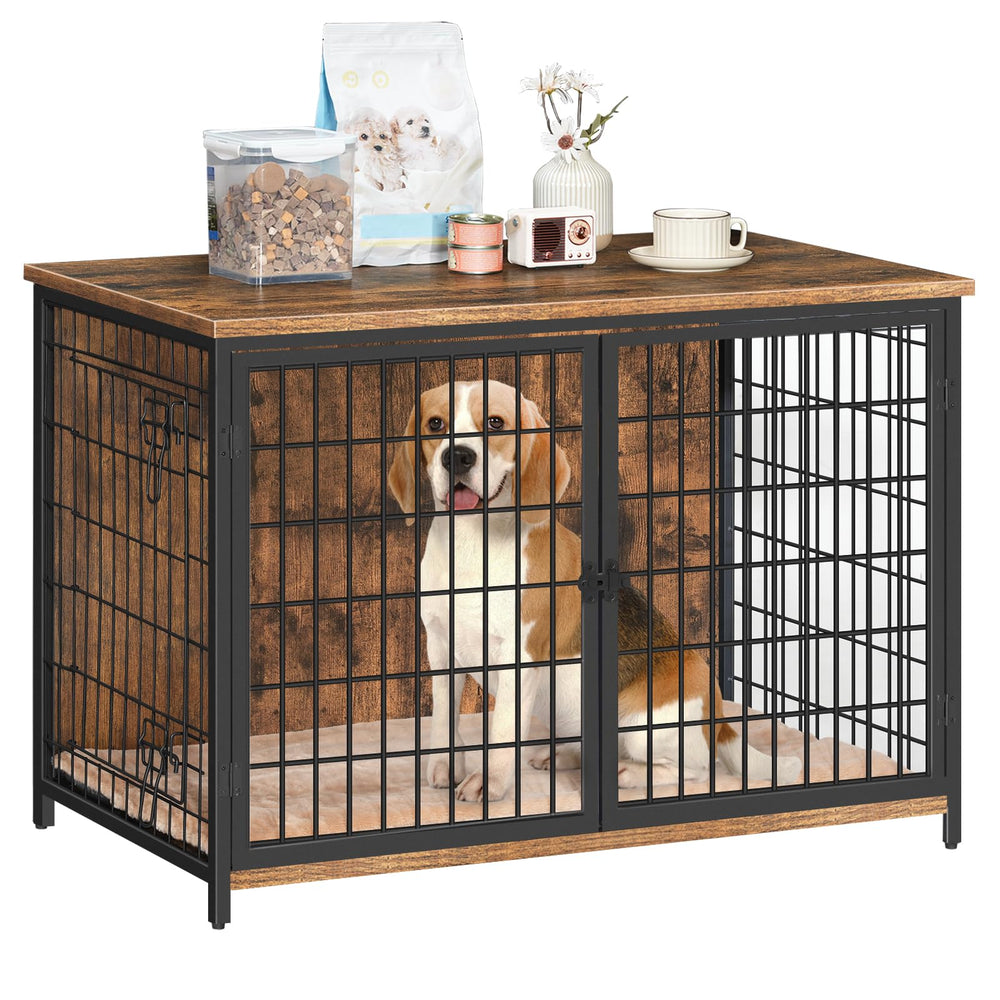 MAHANCRIS jaula-perro-puerta-lateral: acceso cómodo desde un costado