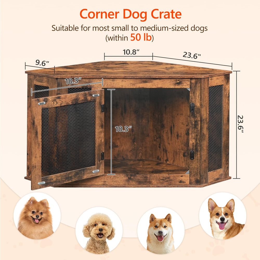 Mahancris mueble multiuso: casa de perro y mesa decorativa con tapa superior resistente.