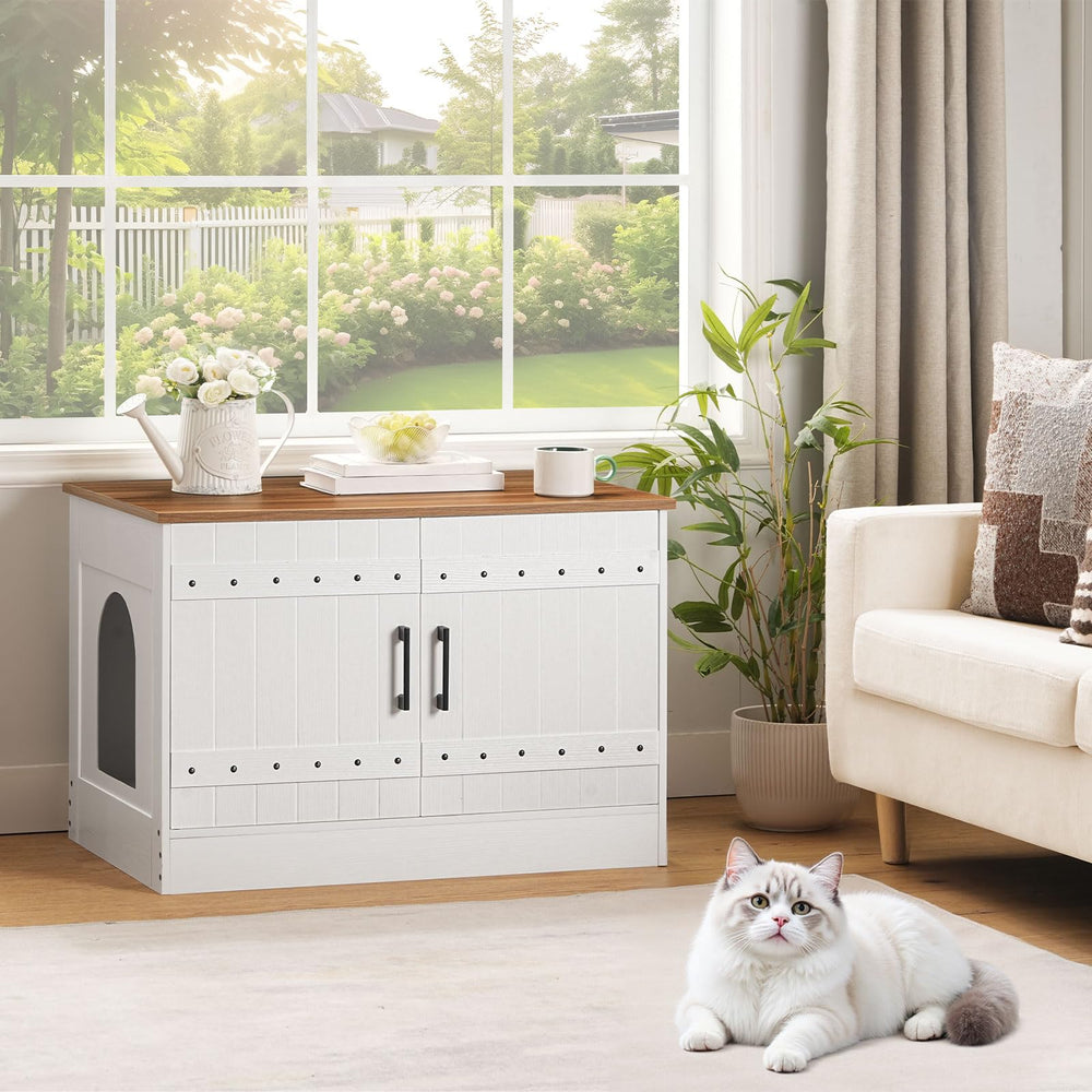 MAHANCRIS superficie superior funciona como mesa auxiliar para snacks.