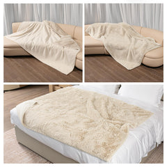 Maidewow manta con forro impermeable evita líquidos y manchas