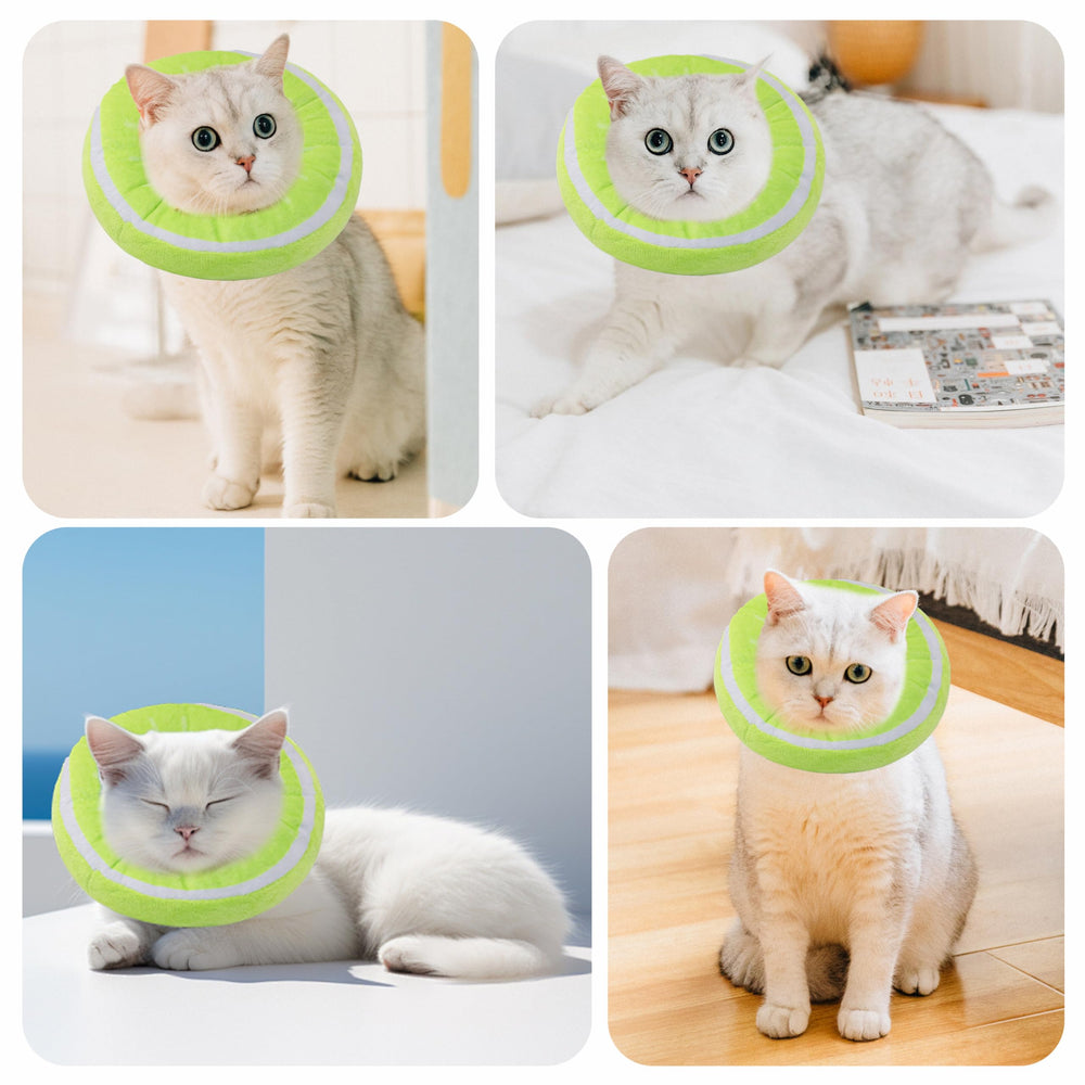 Material suave Maiiu, collar para gatos de PP y algodón.