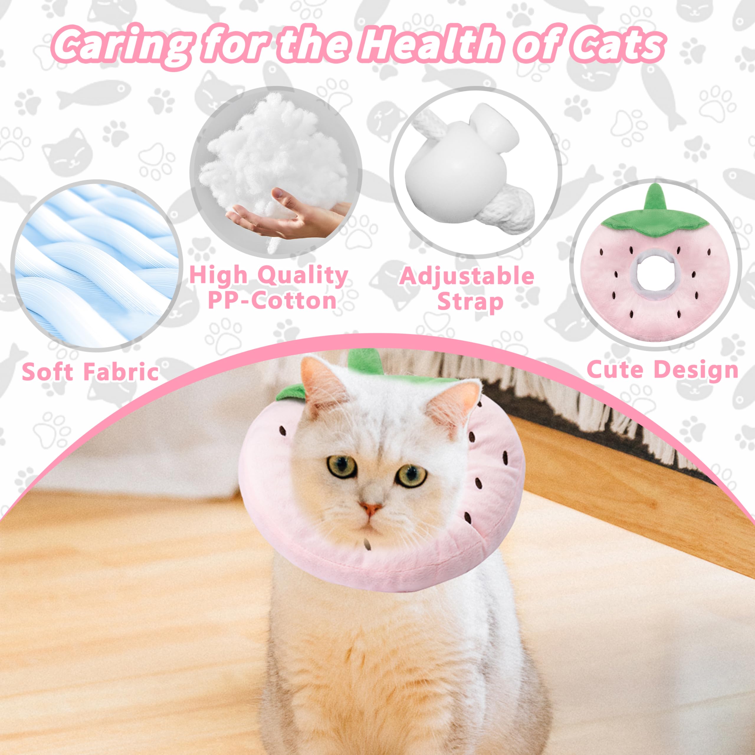 Maiiu collar Isabelino para gatos con ajuste rápido