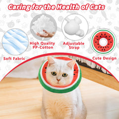 Maiau cono para gatos, ajuste seguro con tirante ajustable.