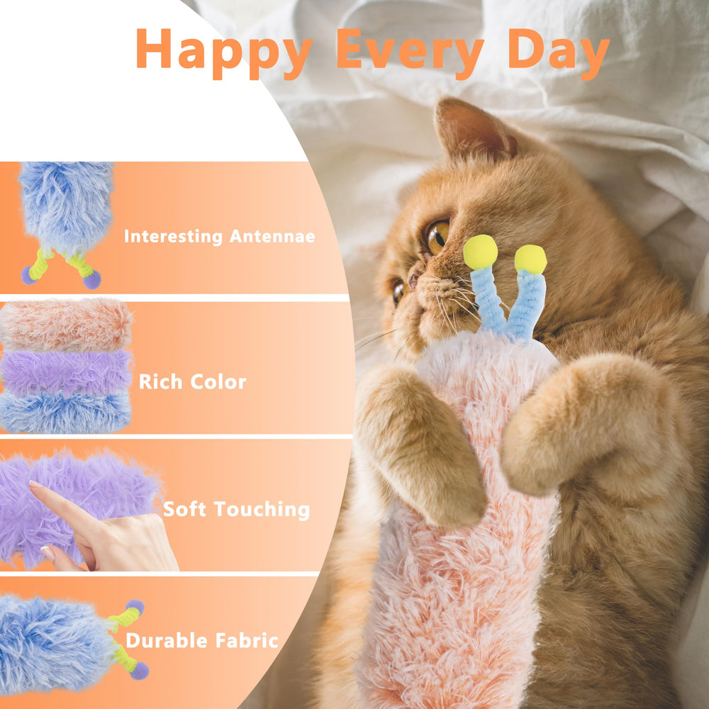 Colores vivos de Maiiu atraen la atención del gato y motivan juego.