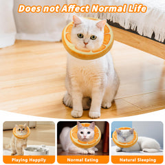 Maiiu Soft Cat Cone Collar evita lamer heridas para recuperación potencial