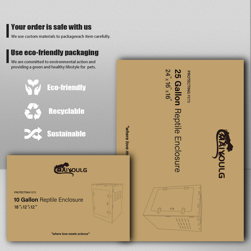 maiyuolg diseño terra reptiles eficiente reduce disturbios ambientales