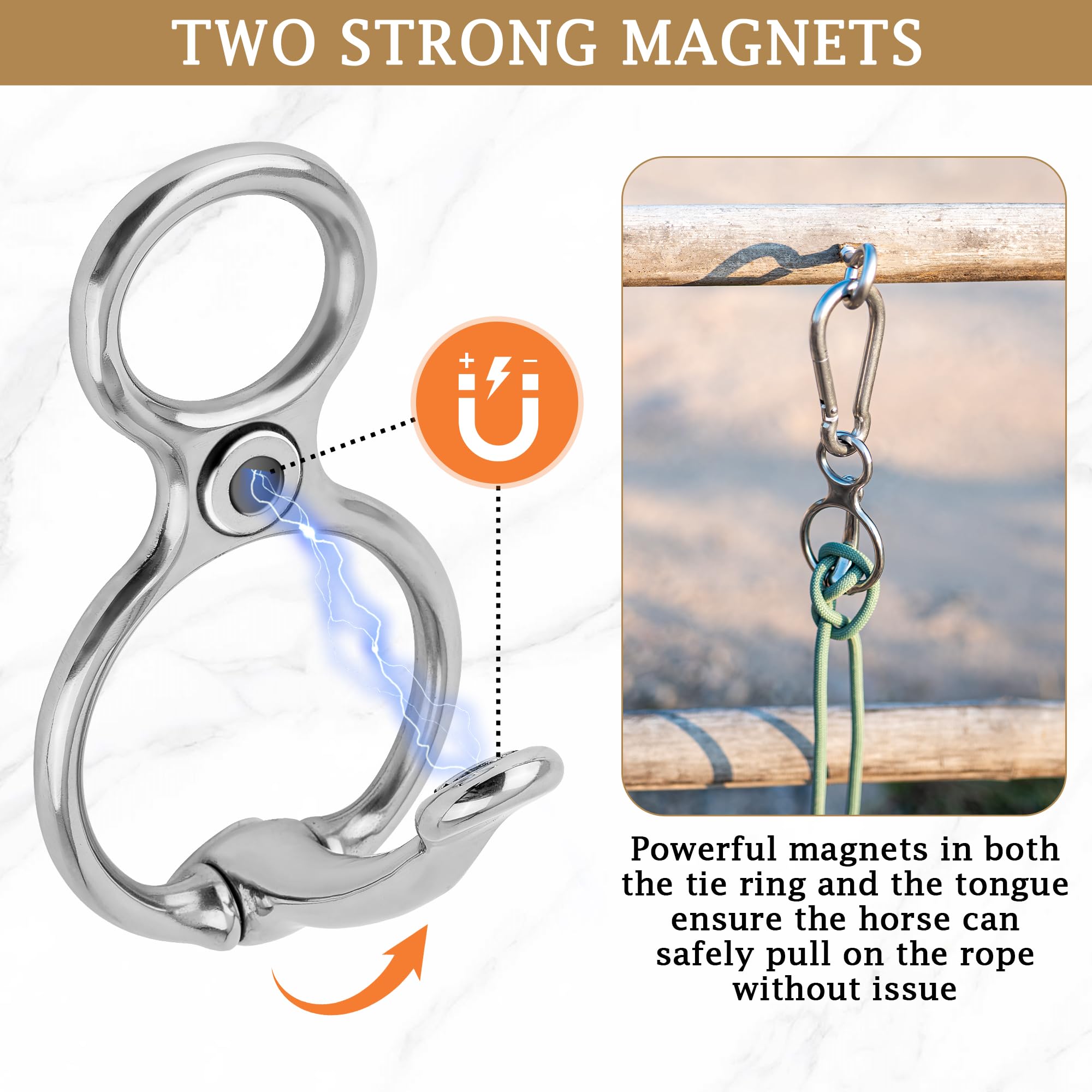 MajesticMane: acero inoxidable 304, resistencia y durabilidad.