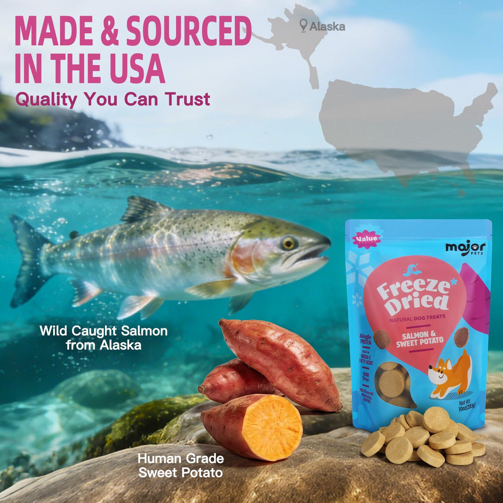 MAJOR PETS omega-3 para piel y pelaje saludables en perros.