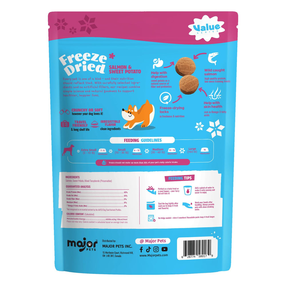 MAJOR PETS para perros de todos los tamaños y edades.