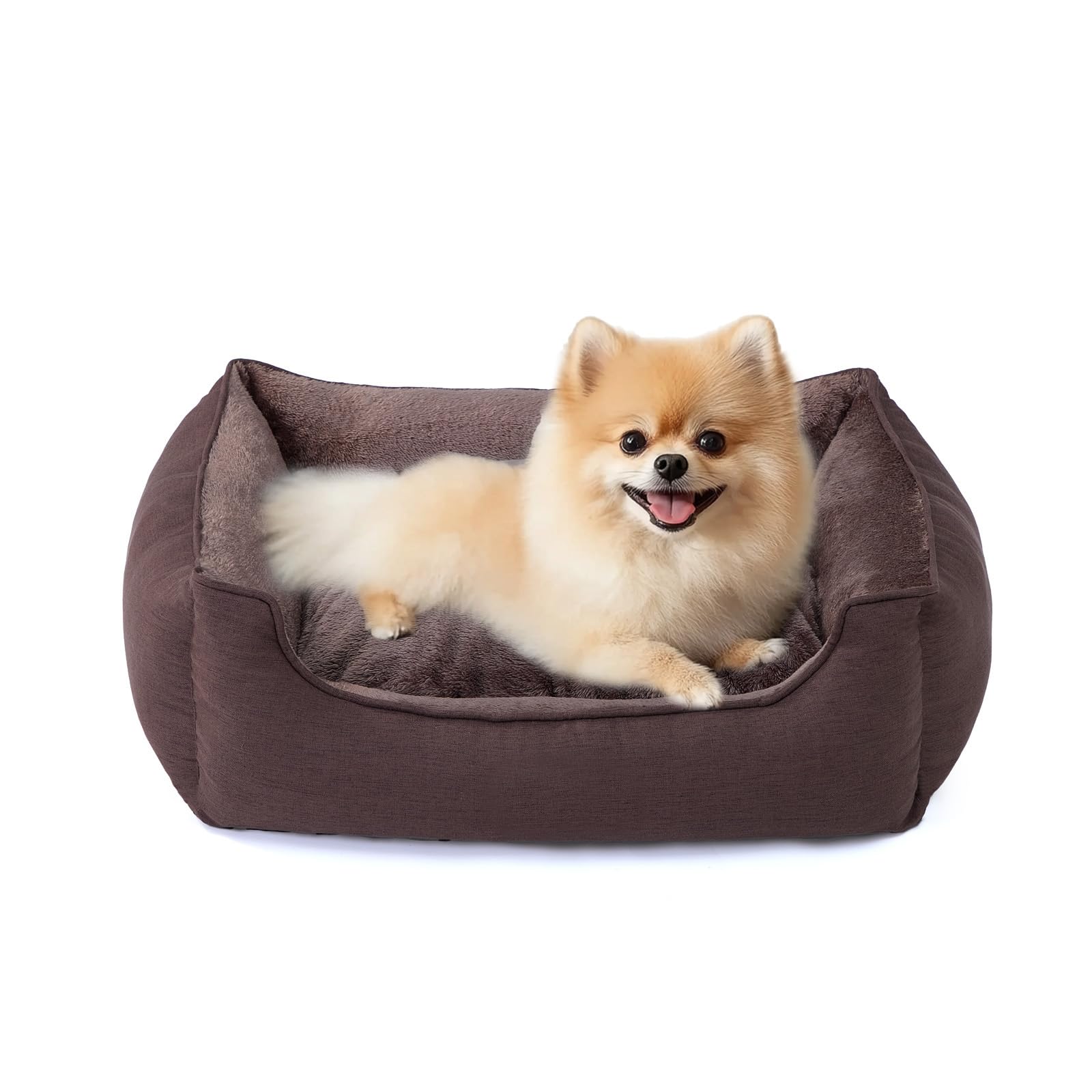 Makigued cama para perro pequeño con funda desmontable, fácil de lavar.