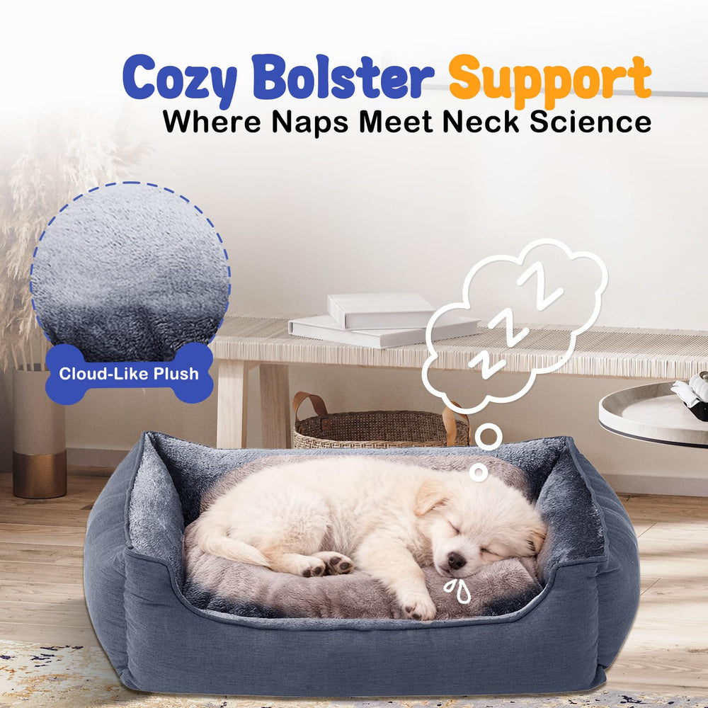 Makigued cama con bordes acolchados, soporte cómodo para el cuello