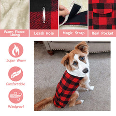 Malier capa para perros a prueba de viento, protección ligera para días fríos.