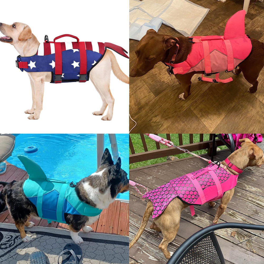 Malier chaleco salvavidas para perros rosa útil en paseos acuáticos y barcas.
