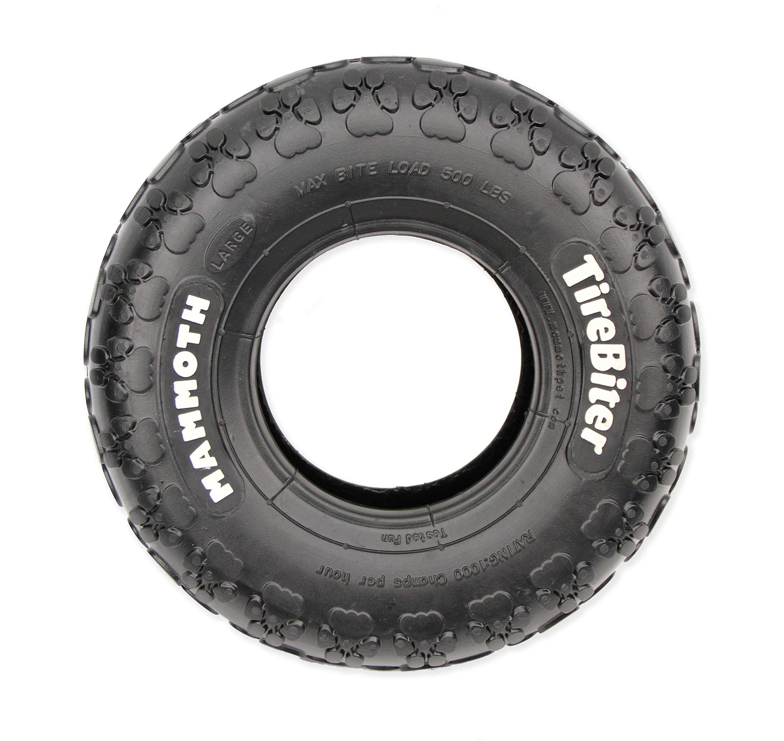 Mammoth TireBiter Originals, juego interactivo para perros, fomenta ejercicio y diversión prolongada