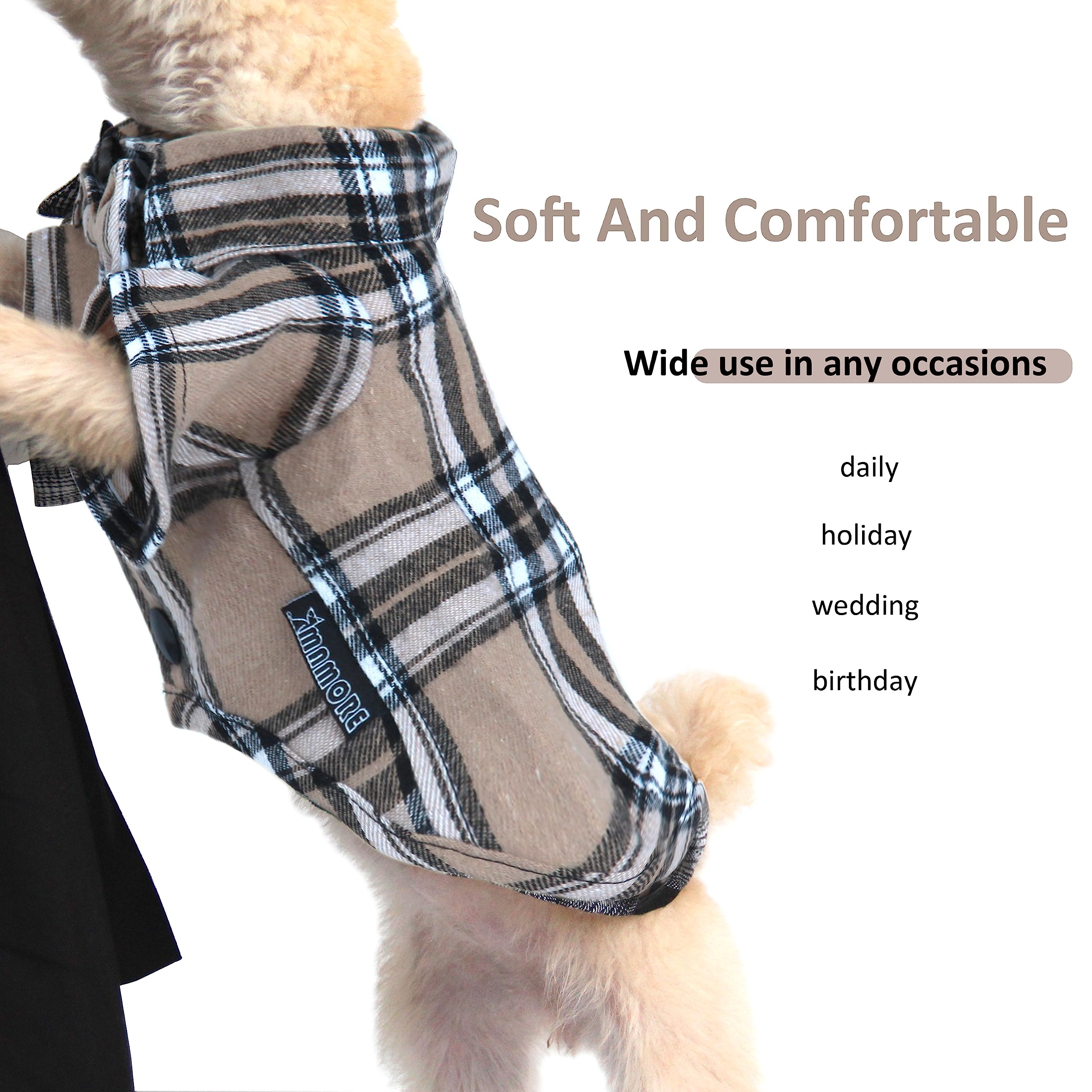 Camisa Mamore para perro suave, cómodo y transpirable para uso diario.