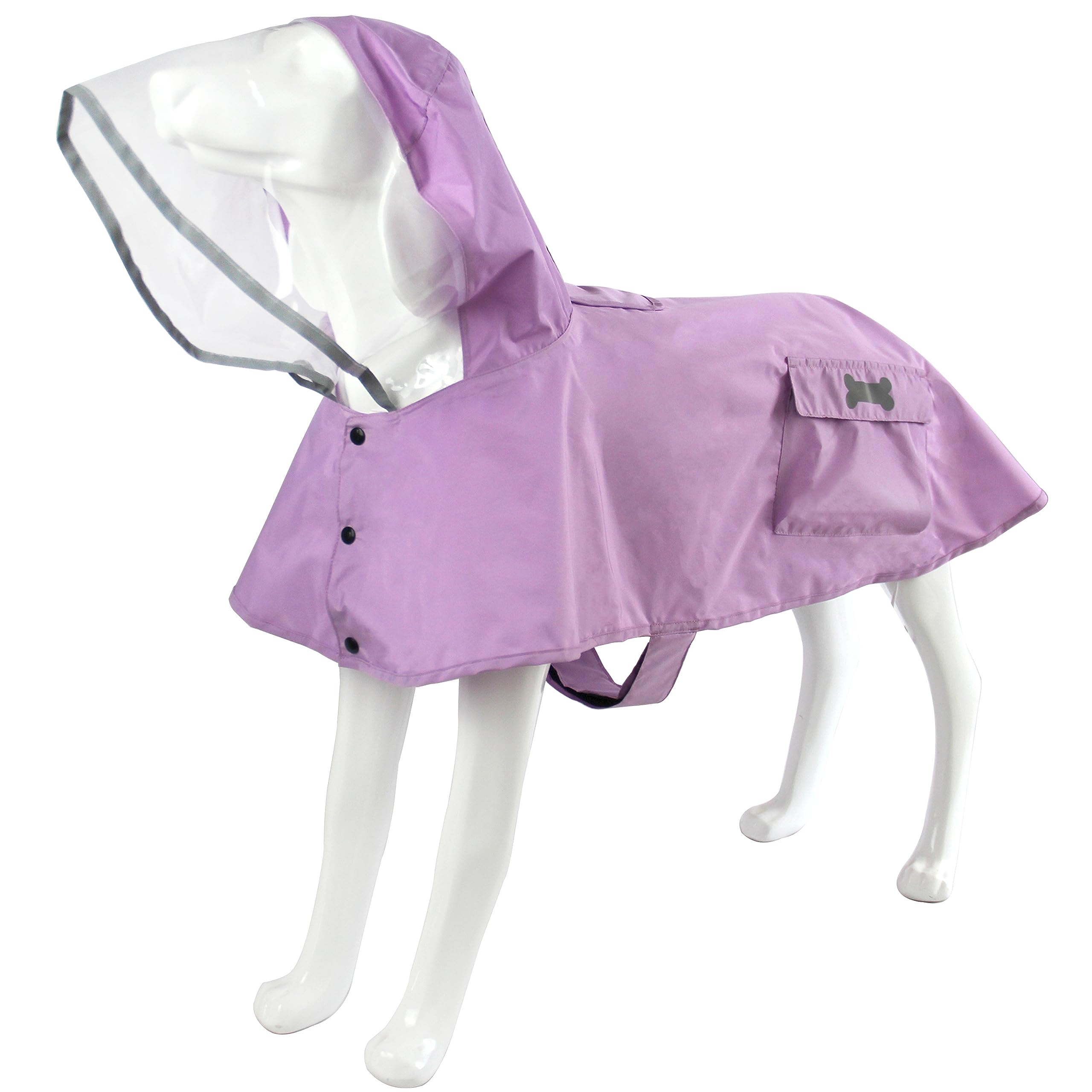 MAMORE capa para perro, lluvia ajustable y reflectante para mayor visibilidad