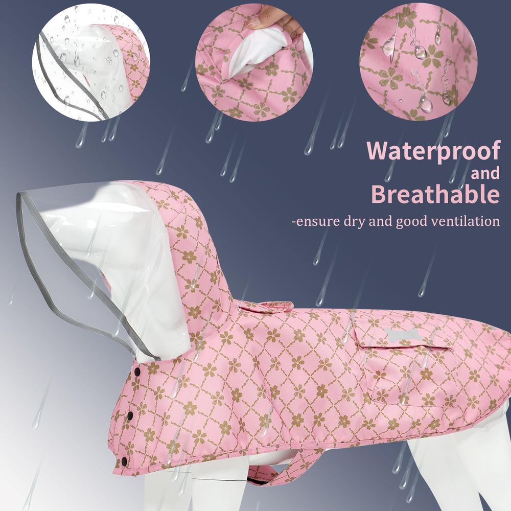 Mamore capucha ajustable impermeable protege la cabeza del perro