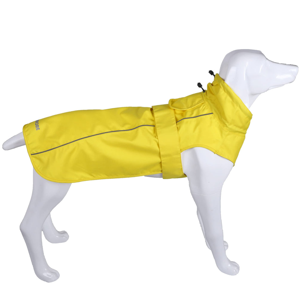 MAMORE chubasquero ajustable para perro con Velcro y protección