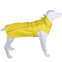MAMORE chubasquero ajustable para perro con Velcro y protección