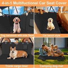 Mancro protector antideslizante para asiento trasero mantiene estable a la mascota