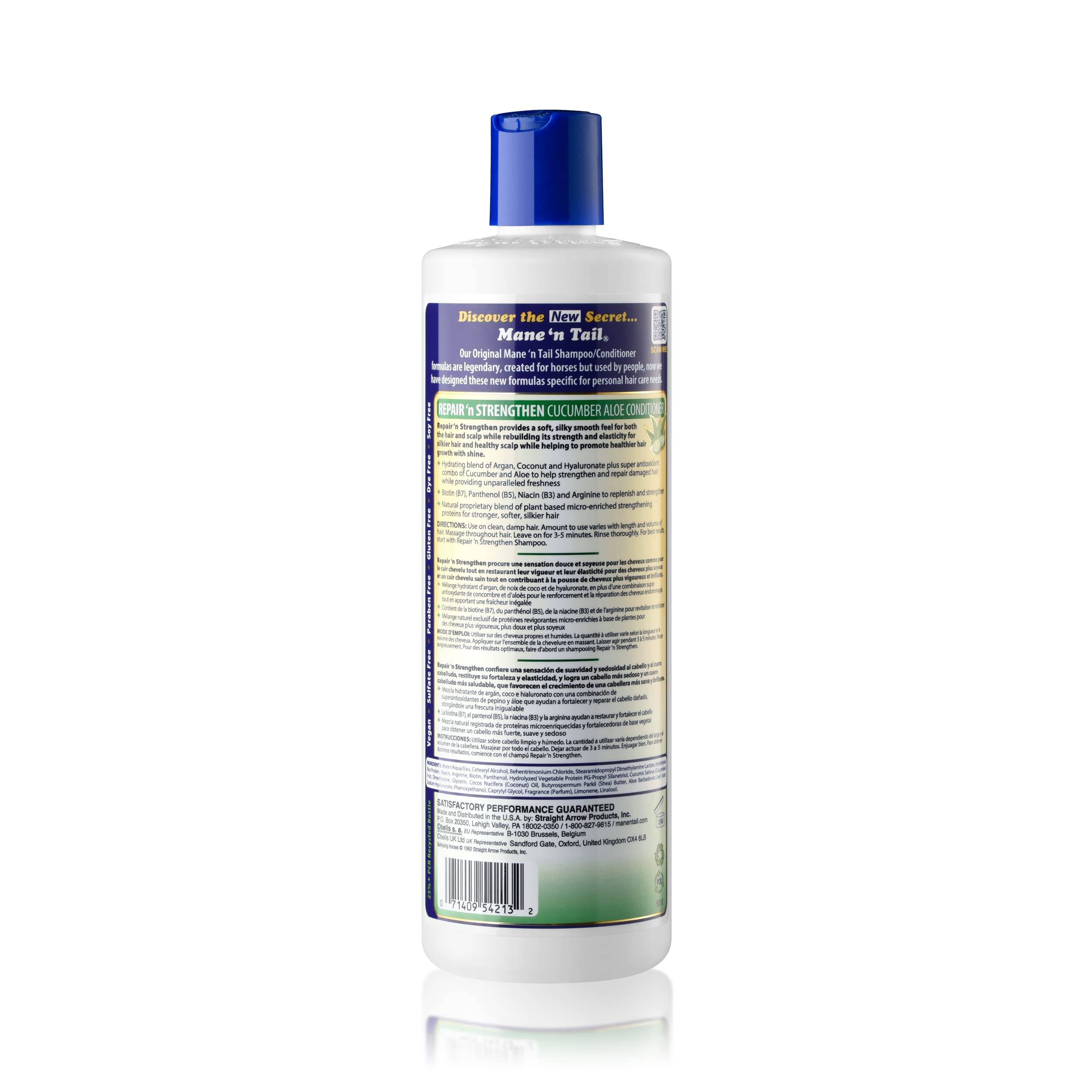 Cabello sano y brillante tras uso de Mane 'n Tail Repair 'n Fortalecer