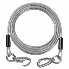 Manelagine cable tie-out duradero con giro de 360 grados para perros grandes