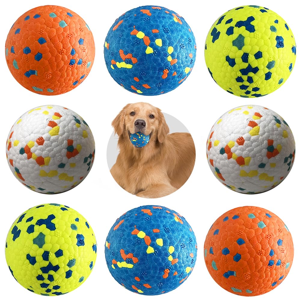 Pelotas Mankoda de tres pulgadas para perros agresivos, mordida fuerte, durabilidad.