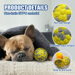 Pelotas Mankoda para perros indestructibles en rojo, duraderas
