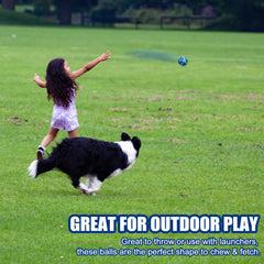Pelota Mankoda de rebote alto, juguete interactivo para perros