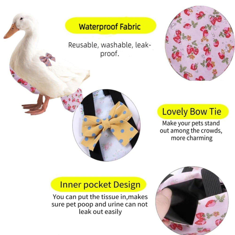 MANON ROSA diseño con lazo adorable para aves