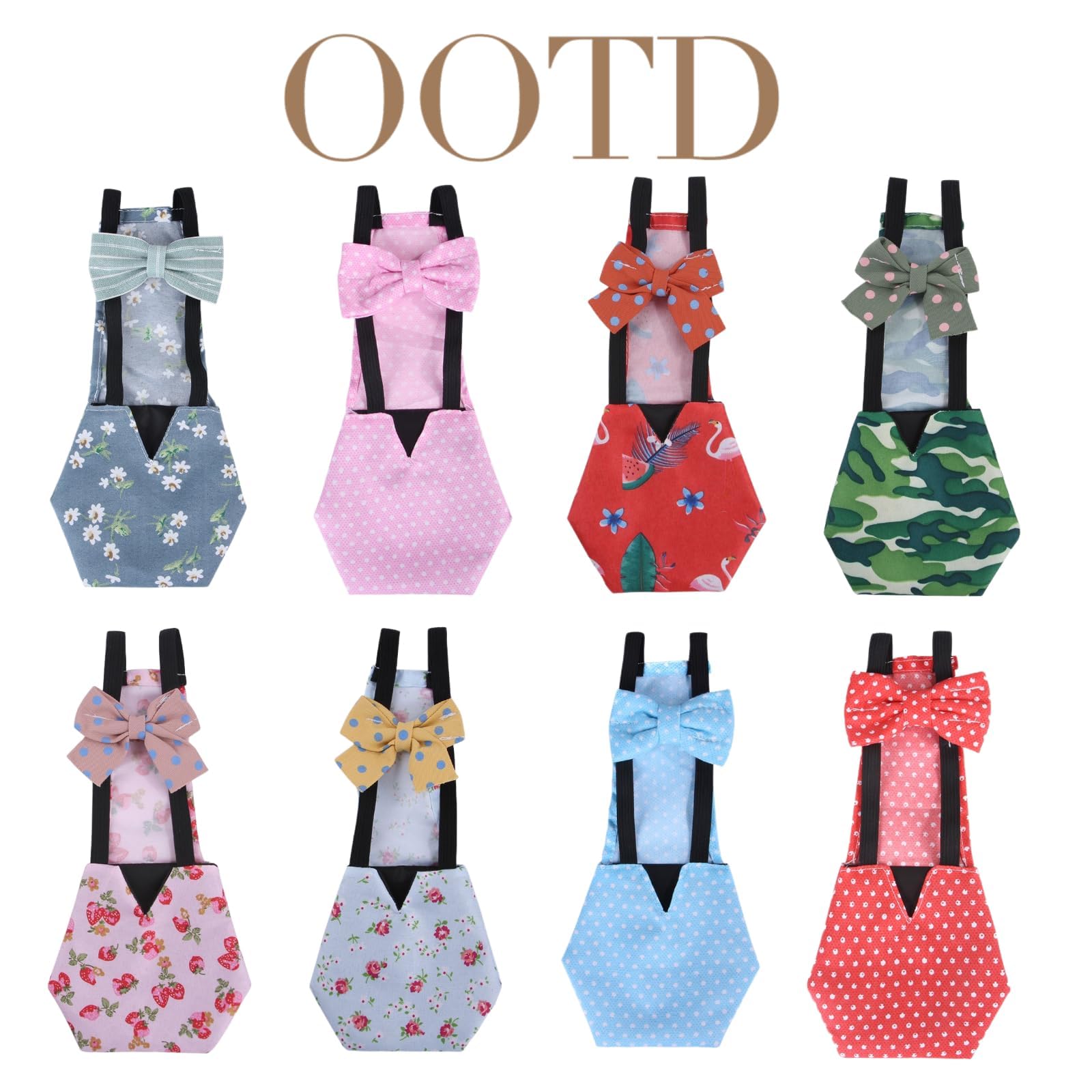 MANON ROSA pack de 6 pañales para uso diario de aves