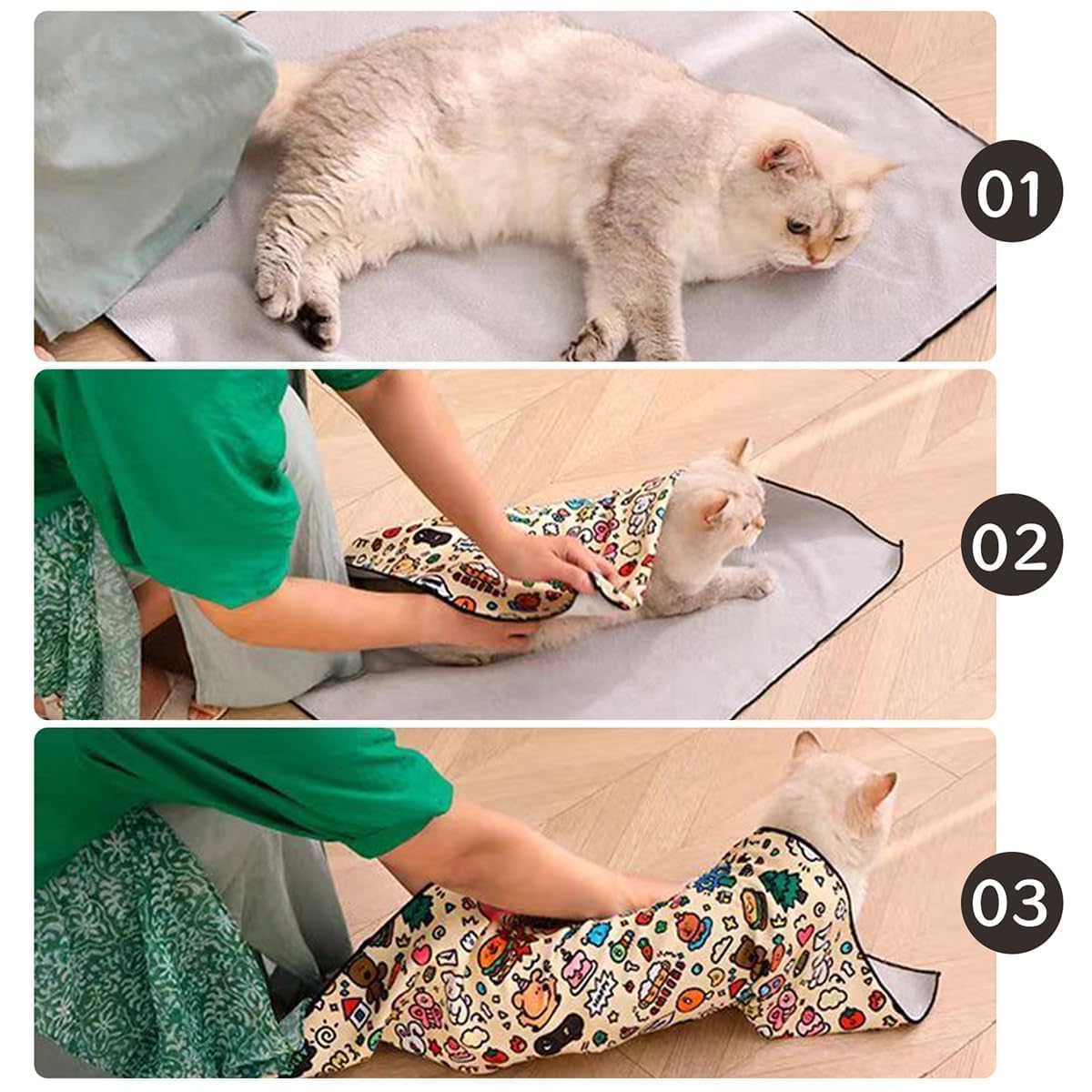 MANON ROSA tallas variadas y disenos brillantes para gatos de todas las edades