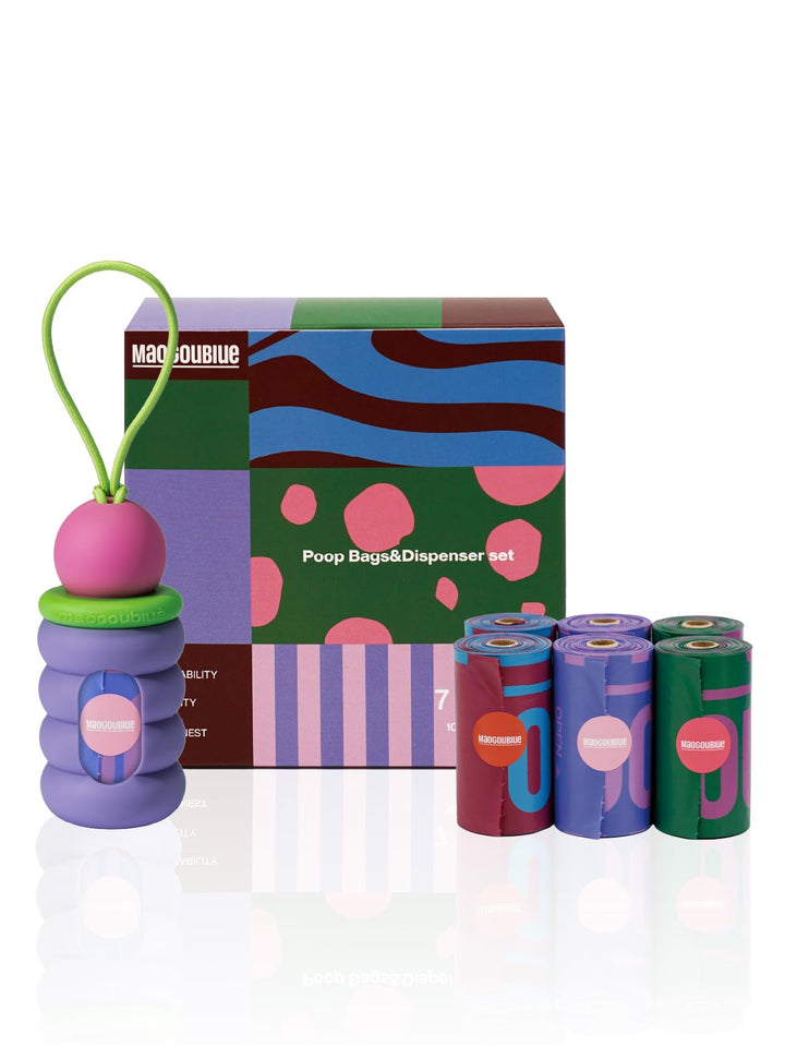 Dispensador Maogoublue con diseño pastel para paseos divertidos