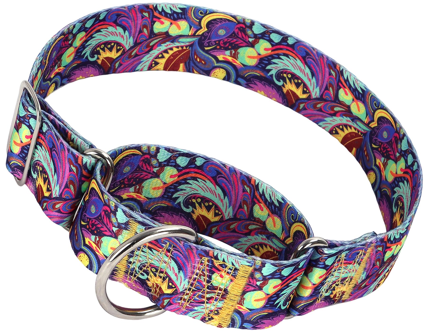 MAOWUWUJOZ collar martingala 1,5 pulgadas frontal, control suave para razas grandes.