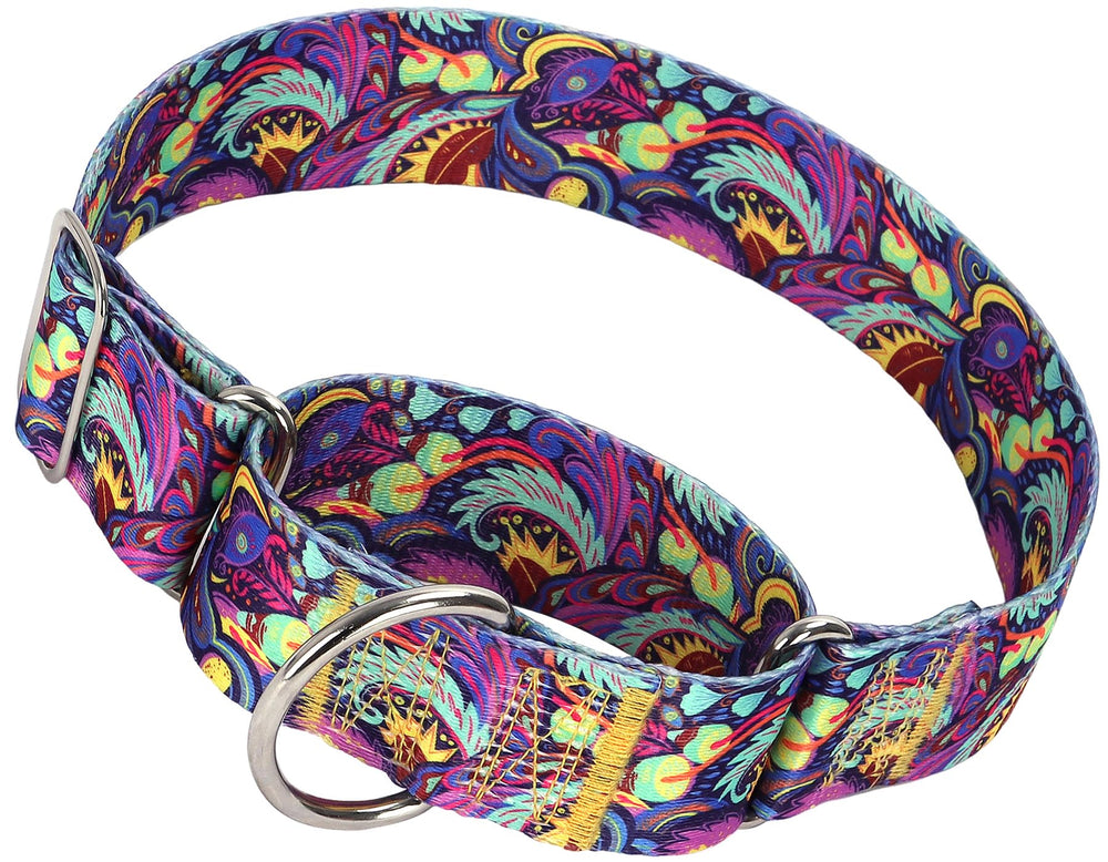 MAOWUWUJOZ collar martingala 1,5 pulgadas frontal, control suave para razas grandes.