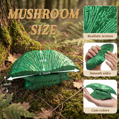 Maozyiltle hongo decorativo terrario sin sujeciones, ideal como pieza decorativa y descanso.