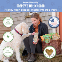 Marcy's Pet Kitchen paquete de 5 onzas galletas para perros, opción práctica.