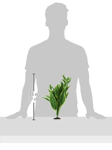 Marina Naturals planta Dracena de seda, color natural y fácil de limpiar para acuario.
