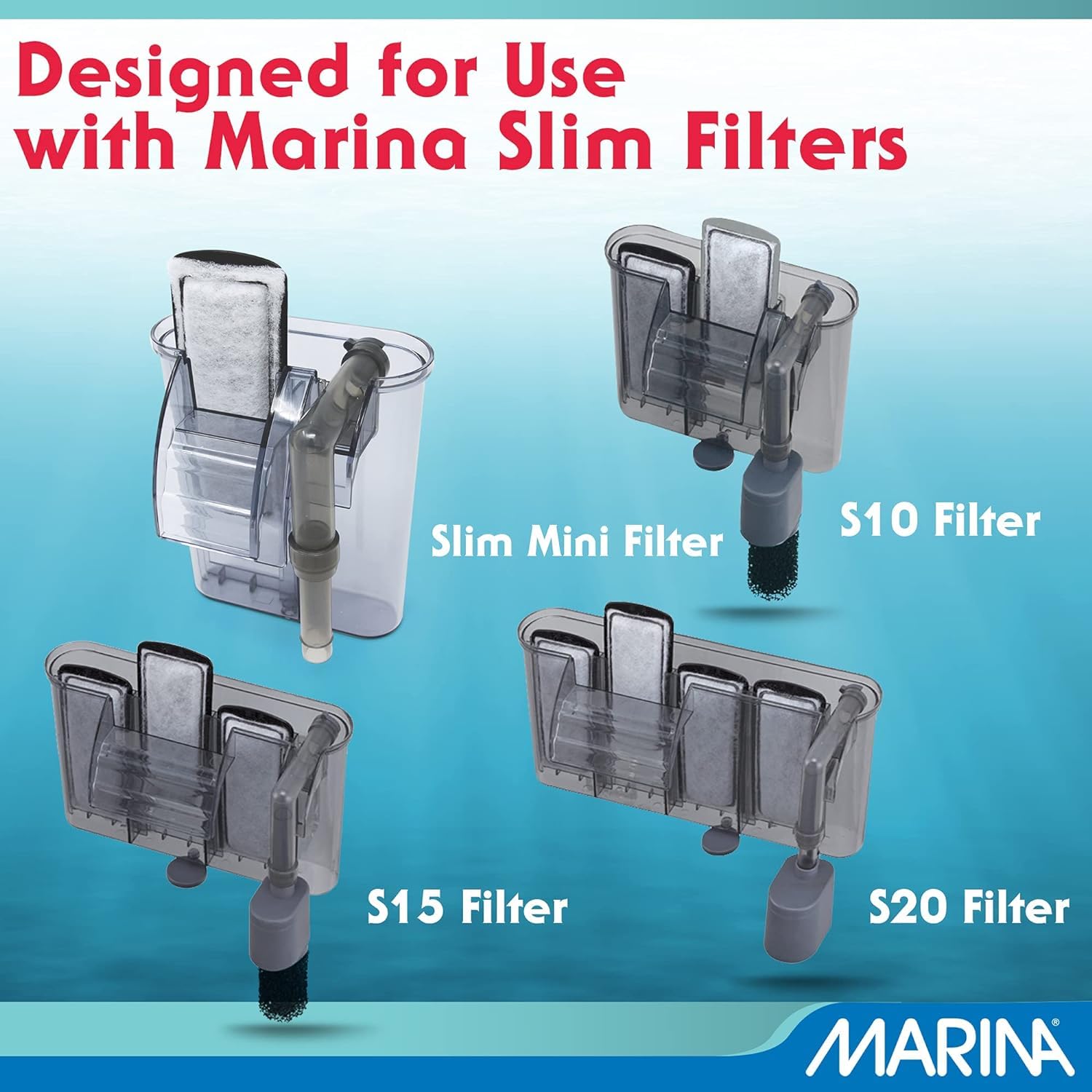 Marina pez dorado tanque: filtro ideal para acuarios pequeños.