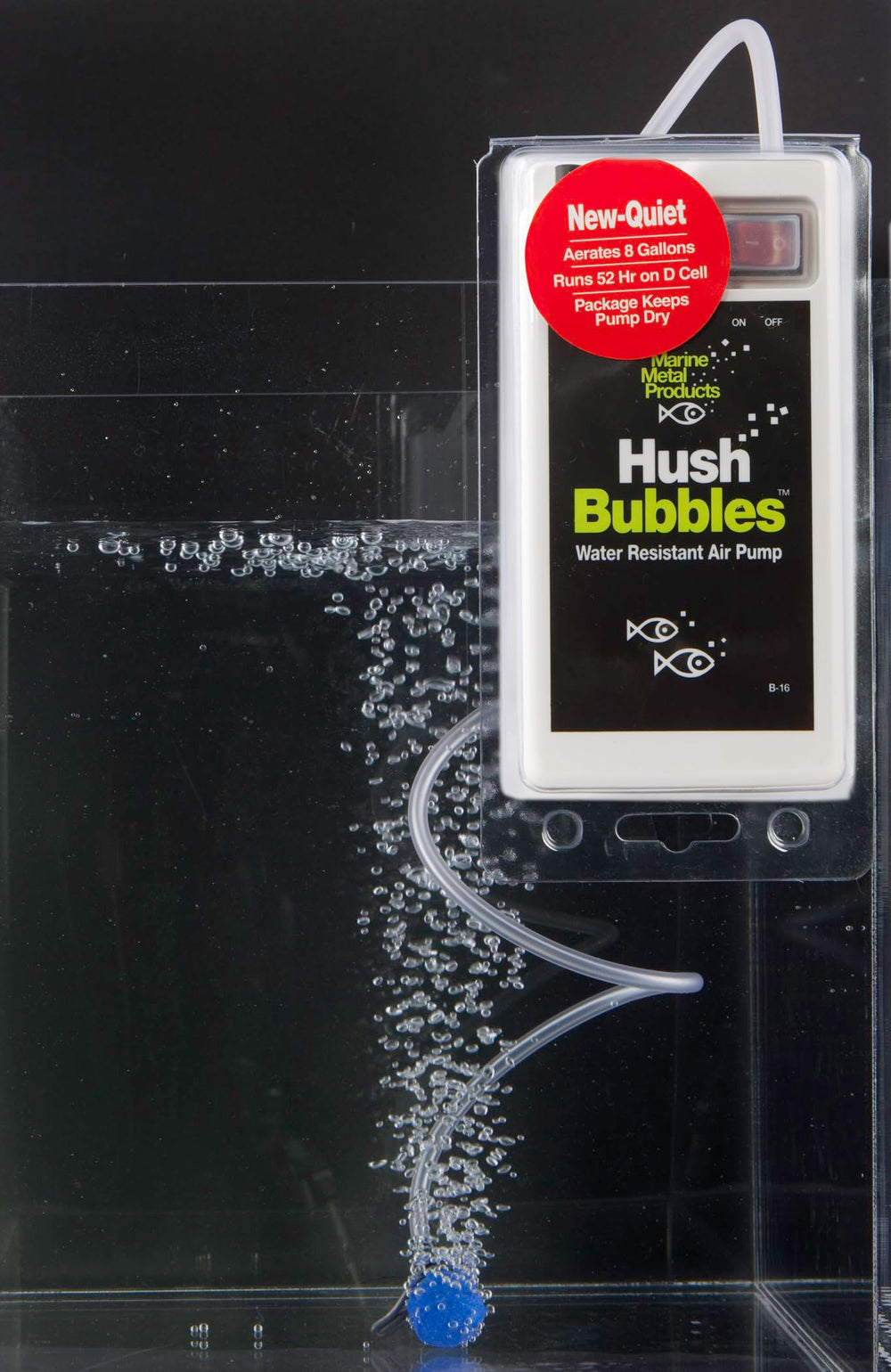 Marine Metal Hush Bubbles: operación silenciosa para pesca sin perturbar