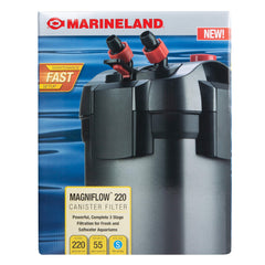 MarineLand Magniflow 220GPH, tapa cierre hermético para mantenimiento sin derrames.