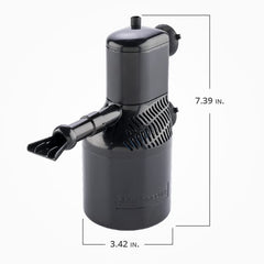 Marineland Magnum 200 filtracion mecanica para quitar suciedad.