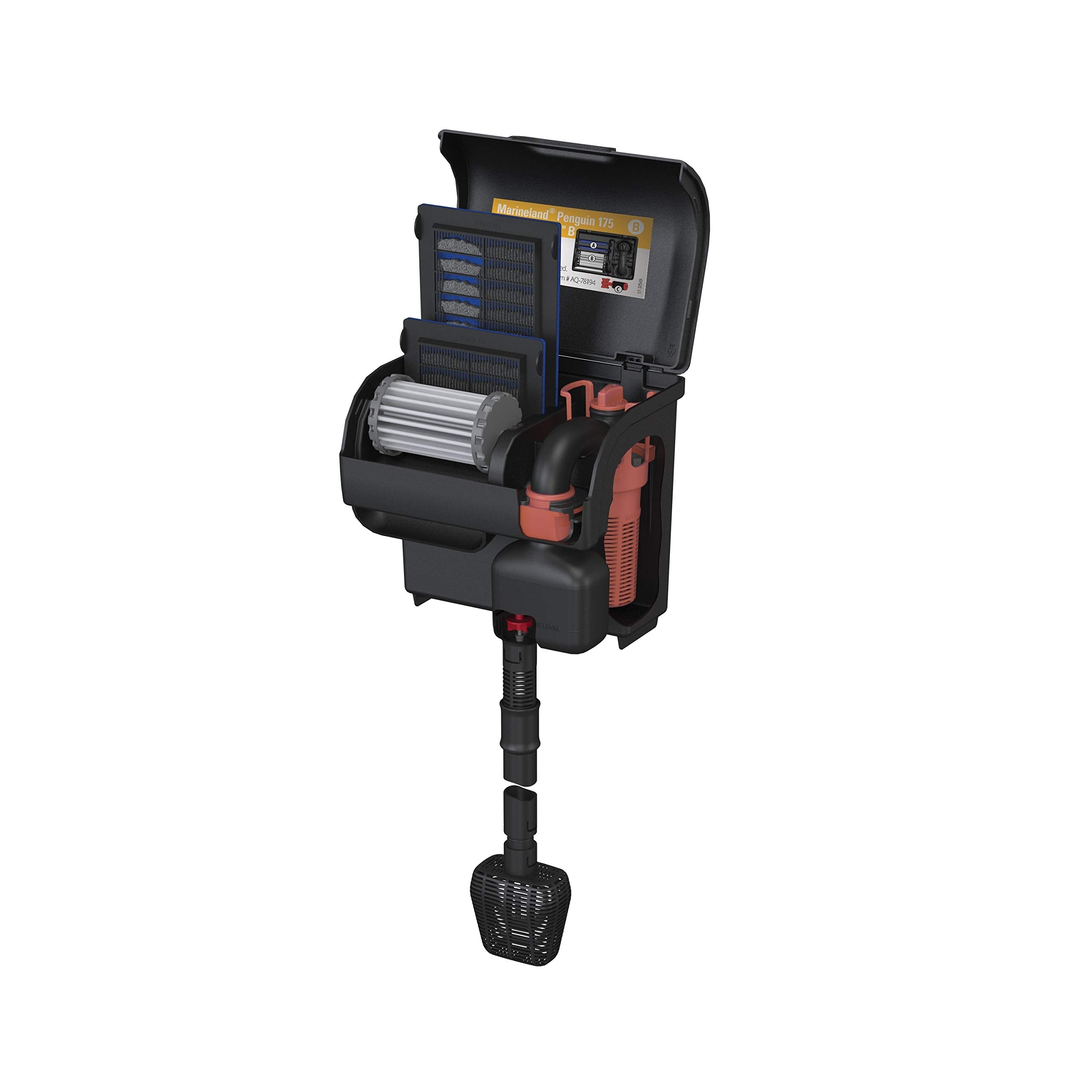 Marineland Penguin PRO 175 con tecnología BIO-Wheel para filtración biológica