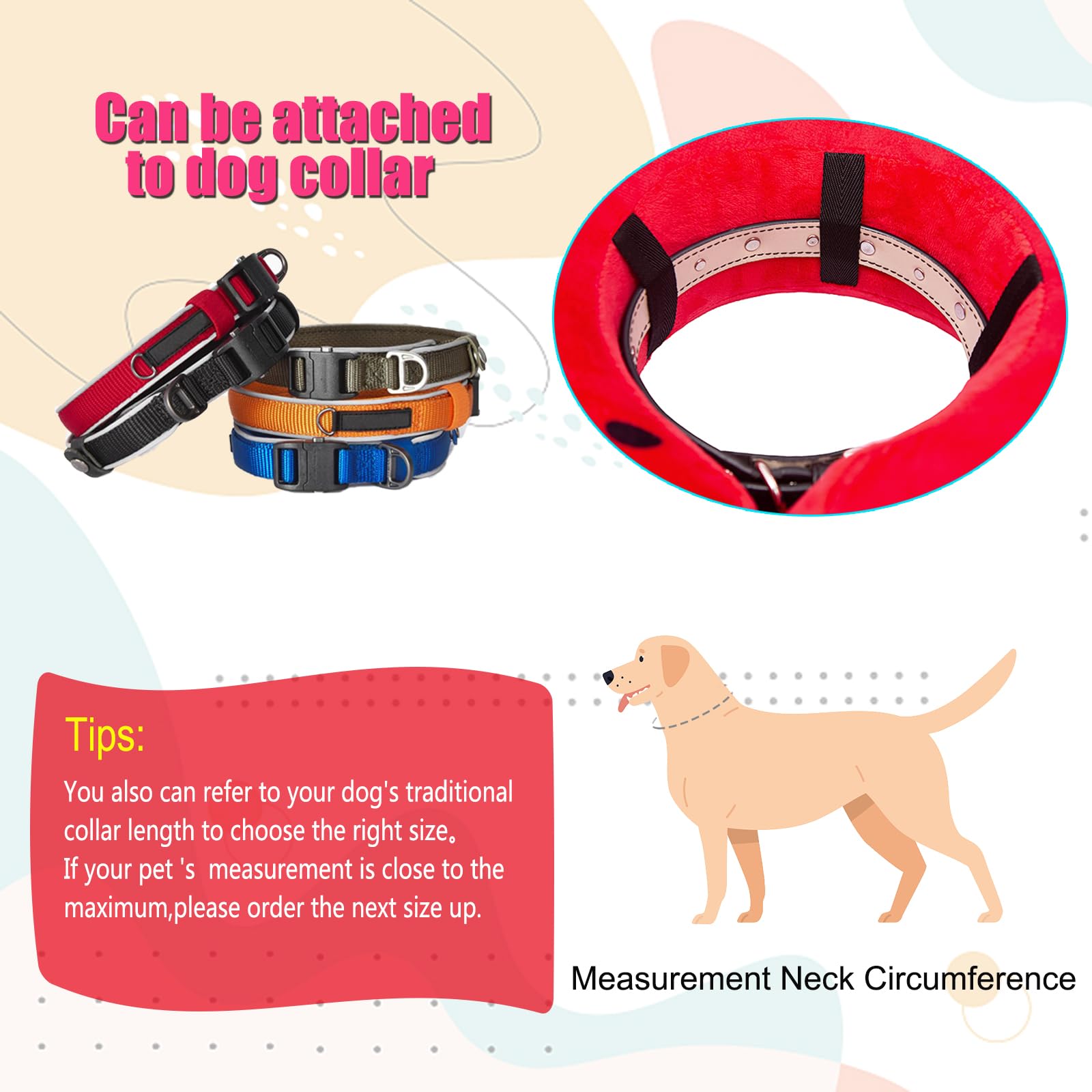 Mariyago collar inflable permite comer y beber sin molestias durante el uso.