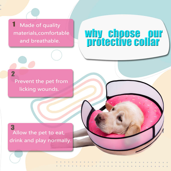 Donut Rosa Mariyago: collar inflable fácil de desinflar y almacenar