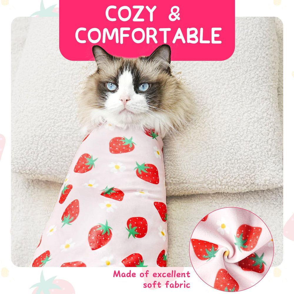 Marnonsis Cat Wrap diseño ergonómico, ajuste cómodo para gatos adultos y gatitos.