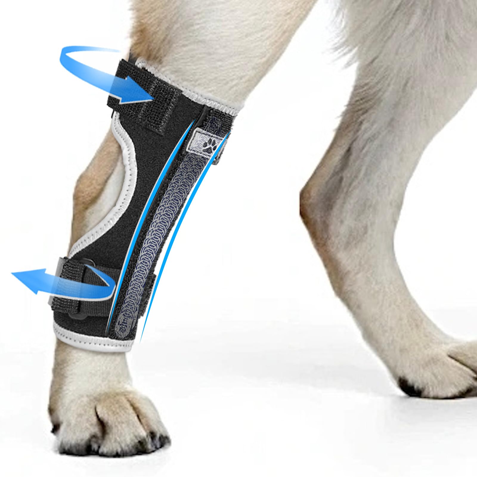 Marnonsis ortesis para pata trasera del perro, soporte de movilidad