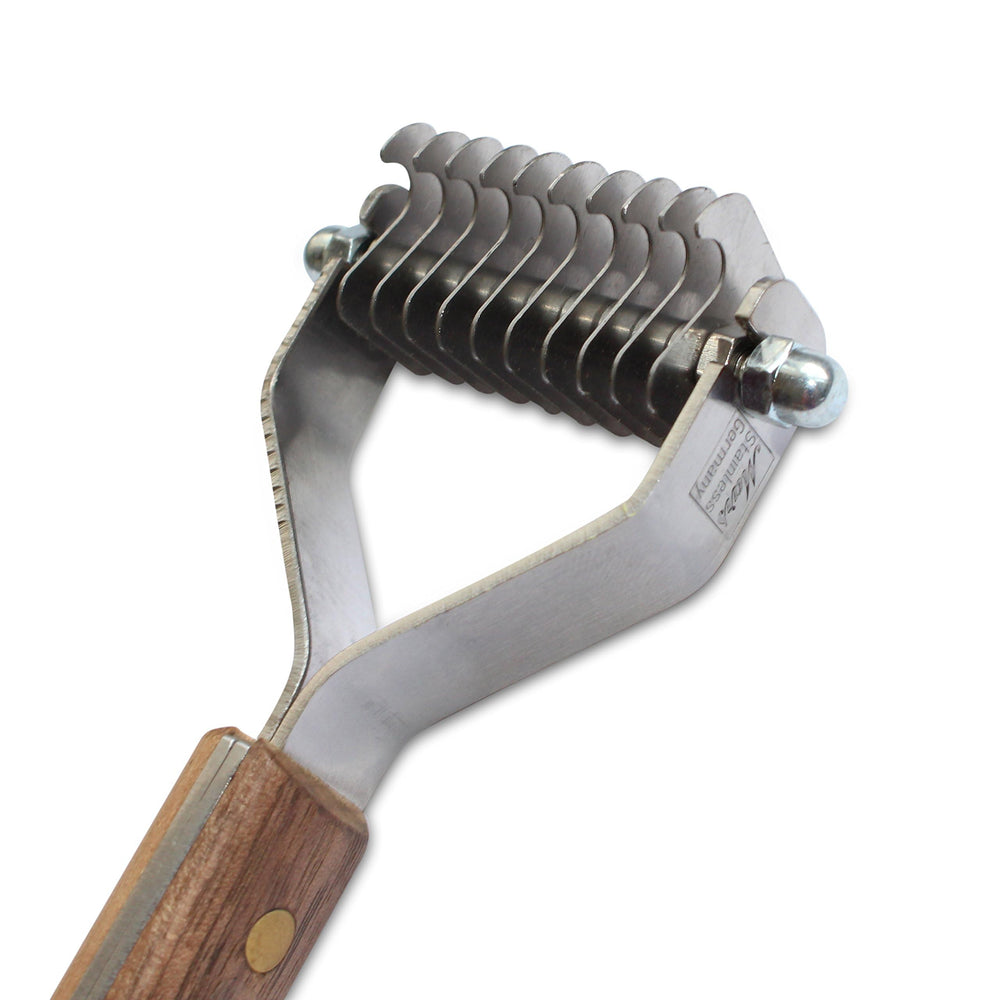 Mars Coat King hojas de acero inoxidable para desenredar nudos con rendimiento duradero.